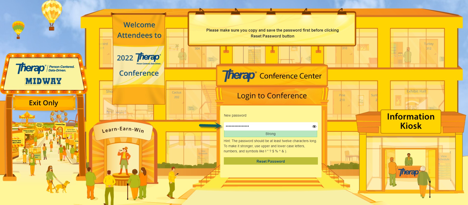 login to therap conference